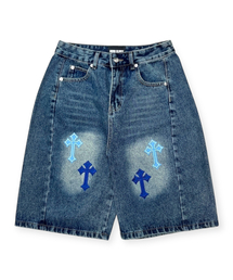 JN RIPPED DENIM SHORTS（デニムパンツ）｜JUN/NAKAYAMA（ジュン