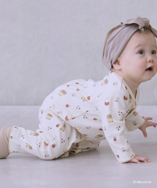 セール】【dick bruna】総柄カバーオール（ロンパース）｜petit main