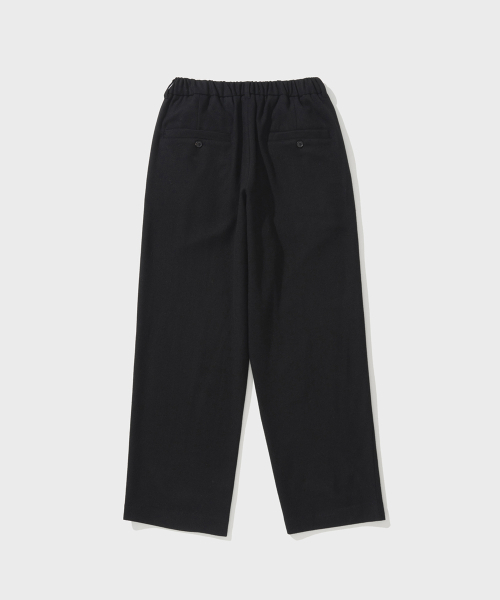 SHIRTER（シャーター）の「WOOL BANDING PANTS (BLACK)（その他パンツ・メンズ・その他・SMALL/MEDIUM/LARGE）」の2枚目の写真
