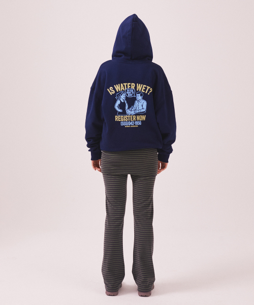 MENASOO(ミナス)の「Menasoo Cartoon Graffiti Two Way Hoodie Zip Up_Navy(パーカー・レディース・ネイビー・MEDIUM/LARGE)」の6枚目の写真