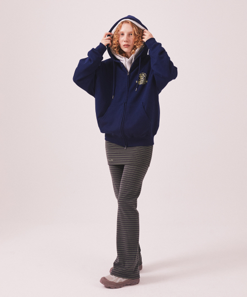 MENASOO(ミナス)の「Menasoo Cartoon Graffiti Two Way Hoodie Zip Up_Navy(パーカー・レディース・ネイビー・MEDIUM/LARGE)」の7枚目の写真