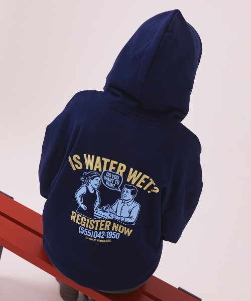 MENASOO(ミナス)の「Menasoo Cartoon Graffiti Two Way Hoodie Zip Up_Navy(パーカー・レディース・ネイビー・MEDIUM/LARGE)」の12枚目の写真