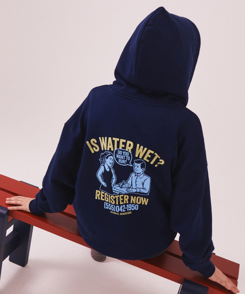 MENASOO(ミナス)の「Menasoo Cartoon Graffiti Two Way Hoodie Zip Up_Navy(パーカー・レディース・ネイビー・MEDIUM/LARGE)」の13枚目の写真