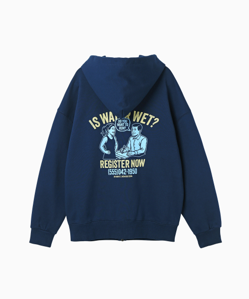 MENASOO(ミナス)の「Menasoo Cartoon Graffiti Two Way Hoodie Zip Up_Navy(パーカー・レディース・ネイビー・MEDIUM/LARGE)」の16枚目の写真