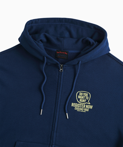 MENASOO(ミナス)の「Menasoo Cartoon Graffiti Two Way Hoodie Zip Up_Navy(パーカー・レディース・ネイビー・MEDIUM/LARGE)」の17枚目の写真