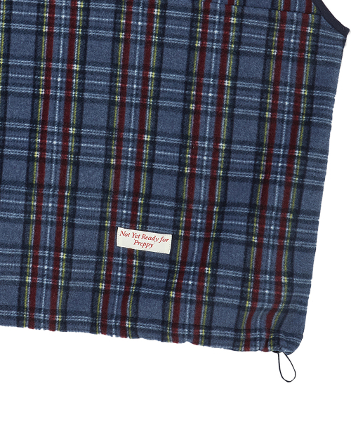 Beyond Closet（-）の「[コレクションライン] レトロチェックユニークロゴハーフジップフリースネイビー（ベスト・メンズ・その他・MEDIUM/LARGE）」の8枚目の写真