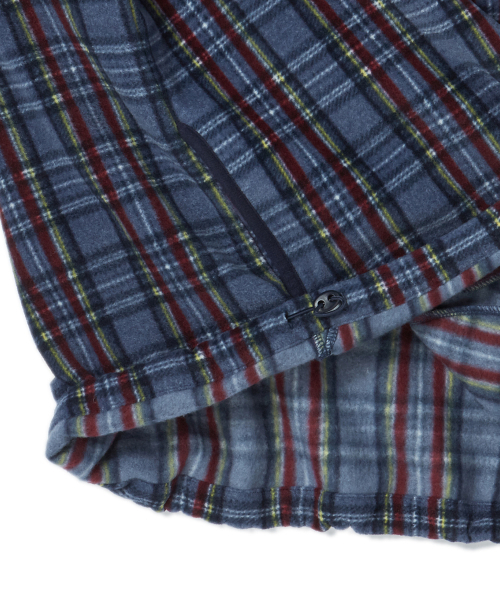 Beyond Closet（-）の「[コレクションライン] レトロチェックユニークロゴハーフジップフリースネイビー（ベスト・メンズ・その他・MEDIUM/LARGE）」の9枚目の写真