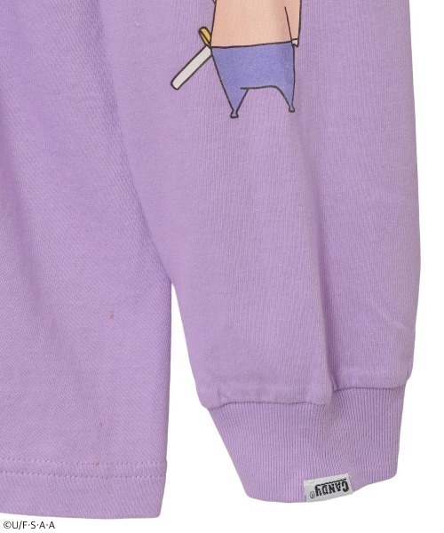 Candy Stripper(キャンディストリッパー)の「【クレヨンしんちゃん】ぶりぶりざえもんがいっぱい L/S Tシャツ(Tシャツ/カットソー・レディース・オフホワイト/ブラック/ラベンダー・FREE)」の22枚目の写真