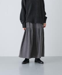 かぐれ | ギンガムティアードスカート(スカート)