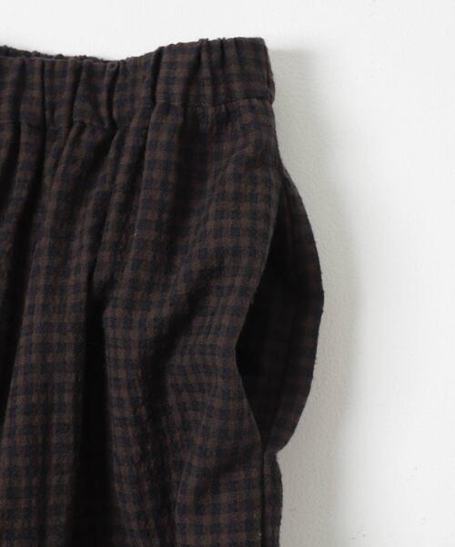 かぐれ（カグレ）の「ギンガムティアードスカート（スカート・レディース・グレー/ブラウン・FREE）」の13枚目の写真