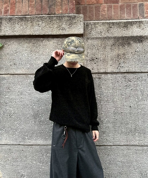 kutir(クティール)の「VELOUR MOLE LINKING KNIT/ベロアモールリンキングニット(ニット/セーター・メンズ・ブラウン/ブラック/カーキ・MEDIUM/LARGE)」の10枚目の写真