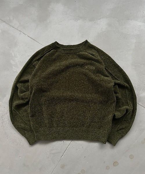 kutir(クティール)の「VELOUR MOLE LINKING KNIT/ベロアモールリンキングニット(ニット/セーター・メンズ・ブラウン/ブラック/カーキ・MEDIUM/LARGE)」の13枚目の写真