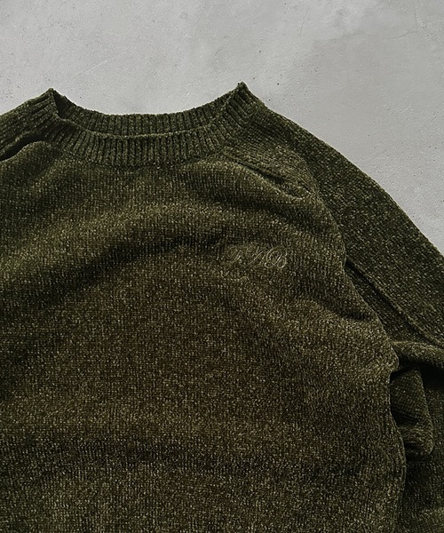 kutir(クティール)の「VELOUR MOLE LINKING KNIT/ベロアモールリンキングニット(ニット/セーター・メンズ・ブラウン/ブラック/カーキ・MEDIUM/LARGE)」の16枚目の写真