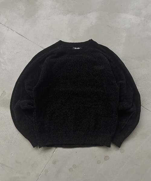kutir(クティール)の「VELOUR MOLE LINKING KNIT/ベロアモールリンキングニット(ニット/セーター・メンズ・ブラウン/ブラック/カーキ・MEDIUM/LARGE)」の15枚目の写真