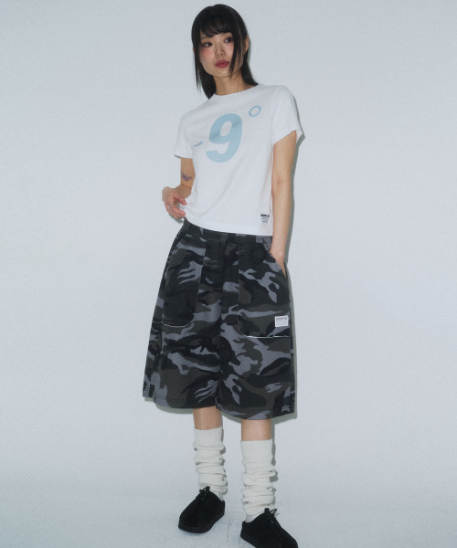 SEW-B(ソービー)の「カモバミューダボルディパンツ_2色(その他パンツ・レディース・ホワイト/ブラック・FREE)」の6枚目の写真