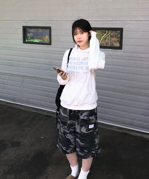 SEW-B(ソービー)の「カモバミューダボルディパンツ_2色(その他パンツ・レディース・ホワイト/ブラック・FREE)」の11枚目の写真