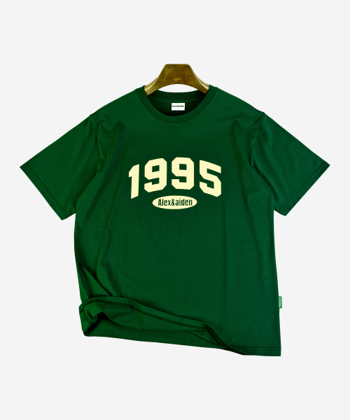 ALEXNAIDEN(アレックスエンエイデン)の「1995 半袖Tシャツ(ディープグリーン)(Tシャツ/カットソー・レディース・ダークグリーン・MEDIUM/LARGE/X-LARGE)」の1枚目の写真
