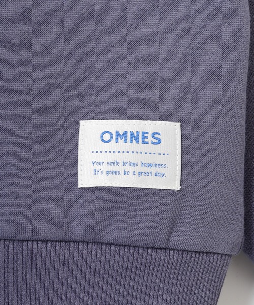 OMNES（オムネス）の「裏起毛ポケット付きトレーナー長袖 KIDS（スウェット・キッズ・アイボリー/パープル・110cm/120cm/100cm）」の21枚目の写真