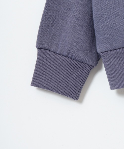 OMNES（オムネス）の「裏起毛ポケット付きトレーナー長袖 KIDS（スウェット・キッズ・アイボリー/パープル・110cm/120cm/100cm）」の22枚目の写真