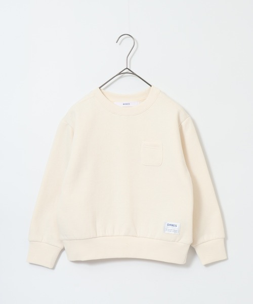 OMNES（オムネス）の「裏起毛ポケット付きトレーナー長袖 KIDS（スウェット・キッズ・アイボリー/パープル・110cm/120cm/100cm）」の17枚目の写真