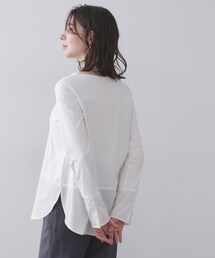 OPAQUE.CLIP | シャツドッキングカットソー【洗濯機OK】(Tシャツ/カットソー)