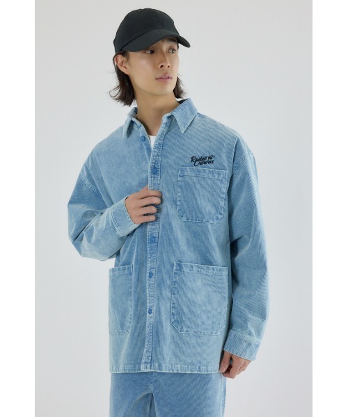 【NEW】ロデオクラウンズ ワイドボウル（RODEO CROWNS WIDE BOWL）/ケミカルコーデュロイジャケット ケミカルコーデュロイジャケット（その他アウター）｜RODEO CROWNS