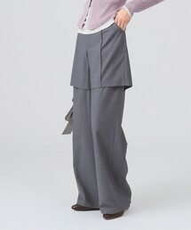 Ray BEAMS | ハーフ レイヤード パンツ(スラックス)