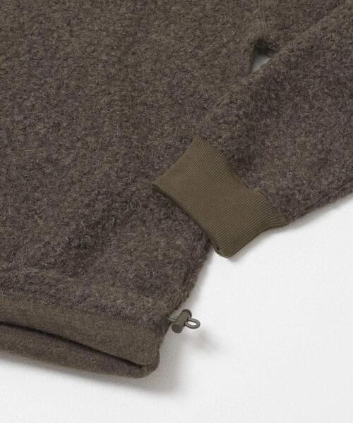 URBAN RESEARCH DOORS（アーバンリサーチドアーズ）の「ラグランスリーブブークレー プルオーバー（Tシャツ/カットソー・メンズ・ブラウン/ブラック・MEDIUM/LARGE）」の16枚目の写真