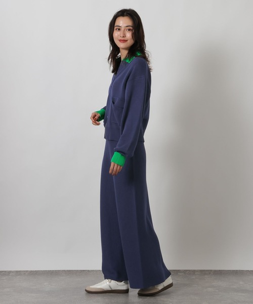 LAKOLE（ラコレ）の「スウェットライクニットフレアスカート / 637708（スカート・レディース・ネイビー/杢グレー・FREE）」の9枚目の写真