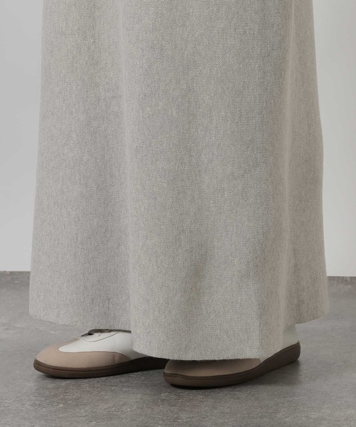 LAKOLE（ラコレ）の「スウェットライクニットフレアスカート / 637708（スカート・レディース・ネイビー/杢グレー・FREE）」の18枚目の写真