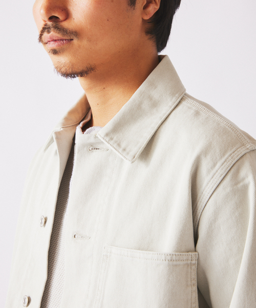 JOURNAL STANDARD relume(ジャーナルスタンダード レリューム)の「クラフトデニム 13.5oz カバーオール(デニムジャケット・メンズ・ブラック系その他/グレー系その他/ブルー系その他・MEDIUM/LARGE)」の19枚目の写真