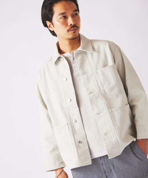 JOURNAL STANDARD relume(ジャーナルスタンダード レリューム)の「クラフトデニム 13.5oz カバーオール(デニムジャケット・メンズ・ブラック系その他/グレー系その他/ブルー系その他・MEDIUM/LARGE)」の16枚目の写真