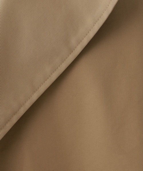 RAGEBLUE(レイジブルー)の「ツイルショートトレンチコート(トレンチコート・レディース・ネイビー/ベージュ・FREE)」の5枚目の写真