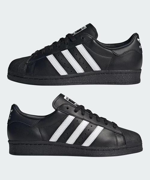 adidas(アディダス)の「adidas Originals(アディダスオリジナルス)Superstar 82 / スーパースター 82【2026年春夏入荷モデル】(スニーカー・メンズ・ブラック/ホワイト・27.0cm/26.5cm/26.0cm/25.5cm/28.0cm/27.5cm)」の4枚目の写真