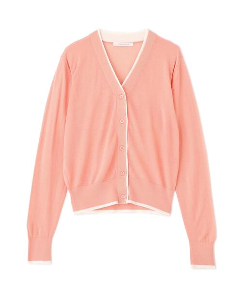 PINKY&DIANNE(ピンキーアンドダイアン)の「◆Vネックパレットニットカーディガン(ニット/セーター・レディース・ライトグリーン/ピンク/ネイビー・38)」の6枚目の写真