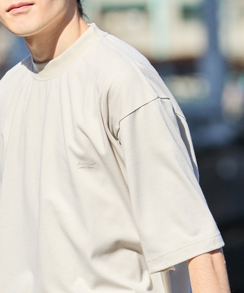 CONVERSE(コンバース)の「CONVERSE JACK PURCELL/コンバース ジャックパーセル バックメッシュ ドローコード ロゴプリント クルーネック 半袖Tシャツ(Tシャツ/カットソー・メンズ・ネイビー/チャコール/オフホワイト・L/M)」の14枚目の写真
