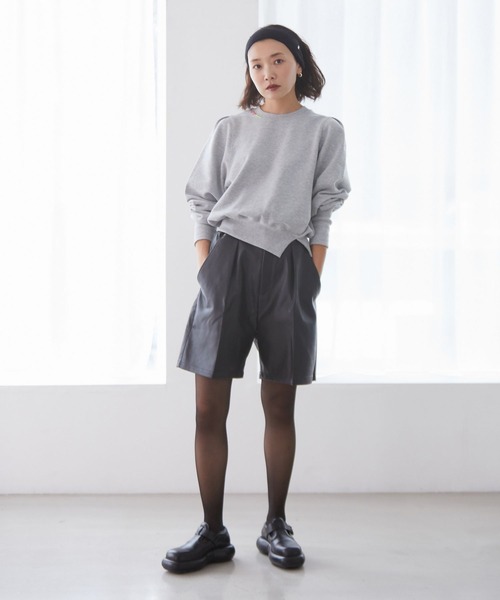 BAYFLOW(ベイフロー)の「【知久友里恵さんコラボ】ハンドステッチスウェット(スウェット・レディース・カーキ/グレー/オフホワイト・FREE)」の15枚目の写真