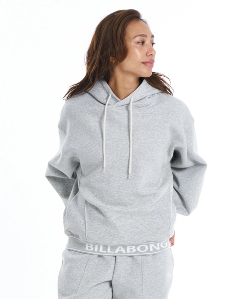BILLABONG(ビラボン)の「BILLABONG ウィメンズ DOUBLE KNIT LOOSE FI パーカー 【2026年春夏モデル】/ビラボンプルオーバーフーディー(セットアップ対応可)(パーカー・レディース・アイボリー/グレー/ブラック・LARGE/MEDIUM)」の3枚目の写真