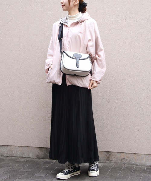 DANTON（ダントン）の「DANTON/ダントン　インサレーションフーデットジャケット　INSULATION HOODED JACKET　DT-A0757 SNT（ナイロンジャケット・レディース・アイボリー/ブラック/ピンク・M）」の10枚目の写真