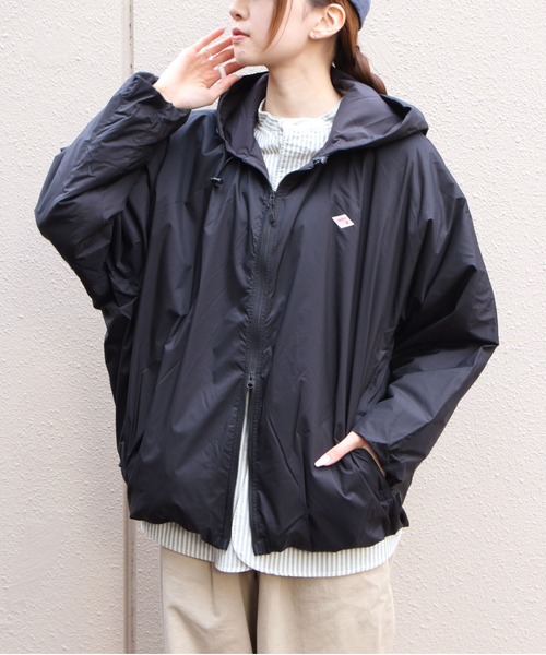 DANTON（ダントン）の「DANTON/ダントン　インサレーションフーデットジャケット　INSULATION HOODED JACKET　DT-A0757 SNT（ナイロンジャケット・レディース・アイボリー/ブラック/ピンク・M）」の16枚目の写真