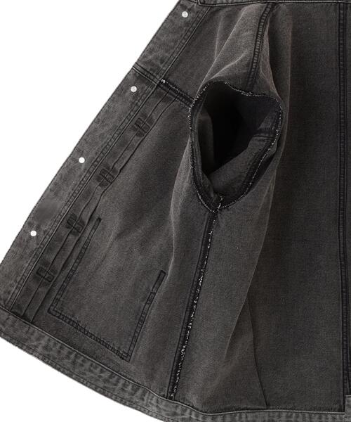 N.（N. Natural Beauty Basic）（エヌエヌナチュラルビューティーベーシック）の「オーバーデニムブルゾン（ブルゾン・レディース・ブルー/ブラック・ﾌﾘ-）」の18枚目の写真