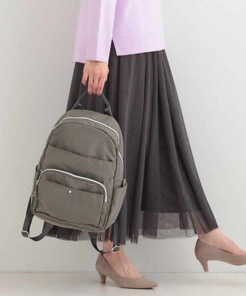 SHOO・LA・RUE（シューラルー）の「【撥水】整理整頓できちゃうリュック（バックパック/リュック・レディース・ブラック系4/グレー系4/ブラック・00）」の6枚目の写真