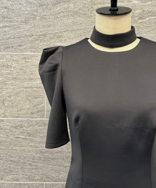 ANDRESD(アンドレスド)の「アクセントチョーカートップス / accent choker tops(シャツ/ブラウス・レディース・ブラック系その他/ブラック/チャコール・M)」の18枚目の写真