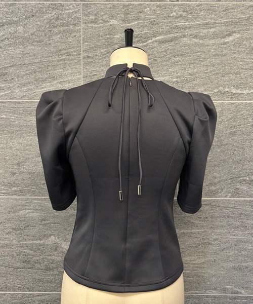 ANDRESD(アンドレスド)の「アクセントチョーカートップス / accent choker tops(シャツ/ブラウス・レディース・ブラック系その他/ブラック/チャコール・M)」の17枚目の写真