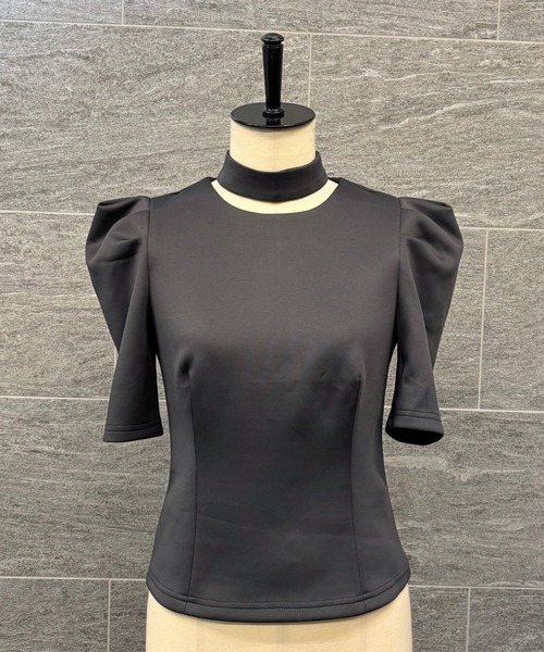 ANDRESD(アンドレスド)の「アクセントチョーカートップス / accent choker tops(シャツ/ブラウス・レディース・ブラック系その他/ブラック/チャコール・M)」の16枚目の写真