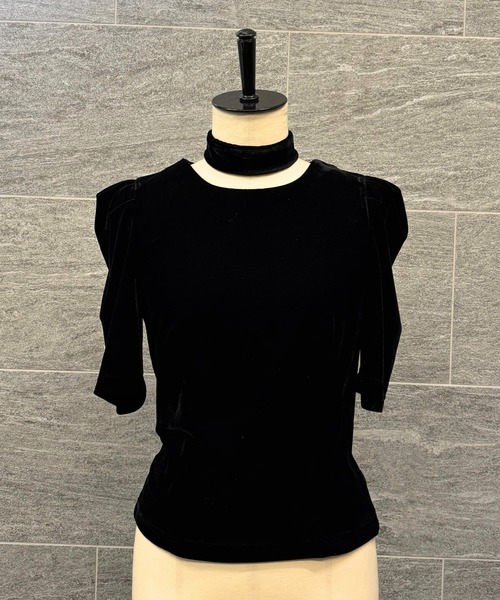 ANDRESD(アンドレスド)の「アクセントチョーカートップス / accent choker tops(シャツ/ブラウス・レディース・ブラック系その他/ブラック/チャコール・M)」の11枚目の写真