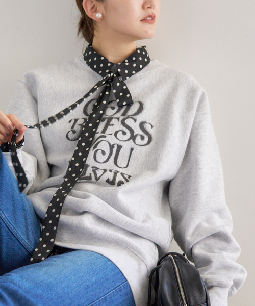 IENA（イエナ）の「《WEB限定/追加4》サテンドットタイ付ブラウス（シャツ/ブラウス・レディース・ブラック/ネイビー・FREE）」の15枚目の写真