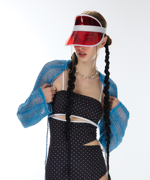 LARTIGENT(ラーティゼン)の「L12 BOLERO CARDIGAN(BLUE)(カーディガン/ボレロ・レディース・その他・FREE)」の3枚目の写真