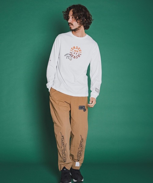 seventy seven(セブンティセブン)の「mlt5540-middle onz L-S fine t-shirt (old days S) ロングスリーブTシャツ(7726S120)(Tシャツ/カットソー・メンズ・ネイビー/ホワイト/ブラック・XL/L/M/S)」の8枚目の写真