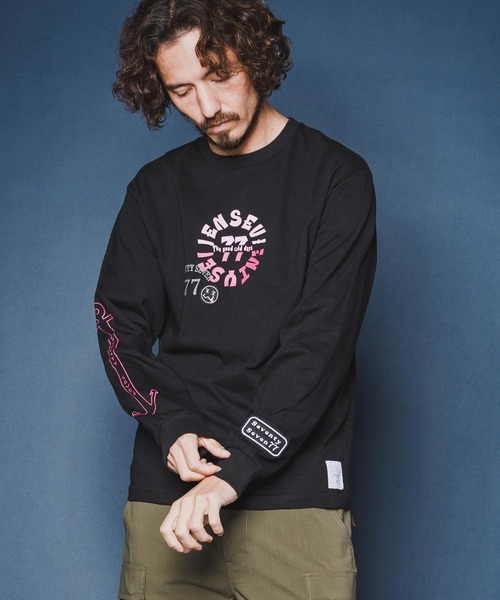 seventy seven(セブンティセブン)の「mlt5540-middle onz L-S fine t-shirt (old days S) ロングスリーブTシャツ(7726S120)(Tシャツ/カットソー・メンズ・ネイビー/ホワイト/ブラック・XL/L/M/S)」の17枚目の写真
